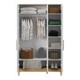 Hanah Home Etto - Mm1.44.03.U1 Armario Madera y Roble Blanco